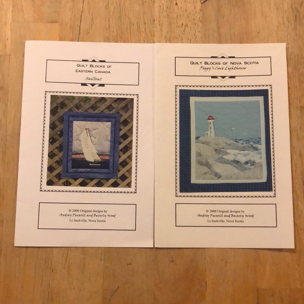 Quilting Patterns Quilt Blocks Sailboat Peggy's Cove Lighthouse